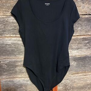 Old Navy Women's Classic Black Bodysuit Size XL
